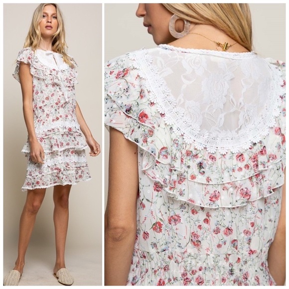 POL All Summer Long Tiered Mini Dress - Picture 5 of 10